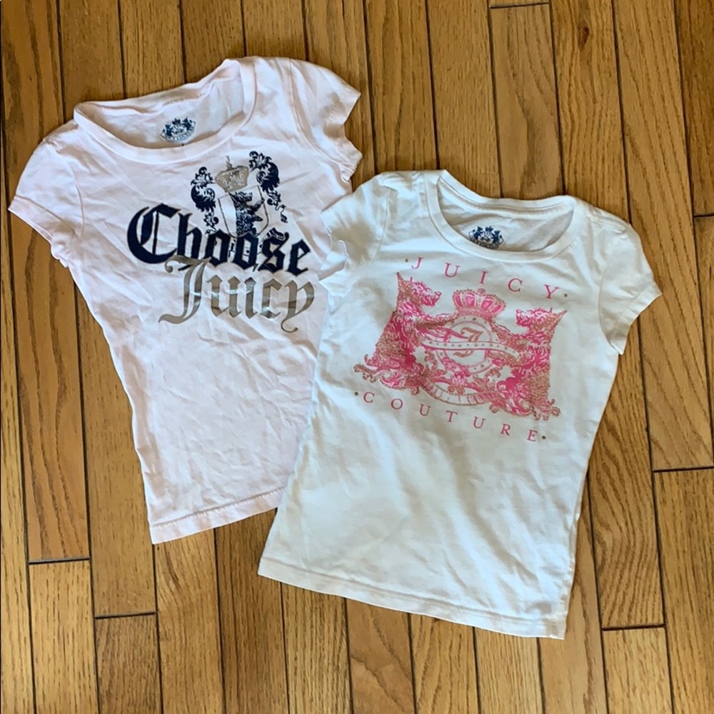 Juicy Couture Girls Tees Size 4 **LAST CALL**